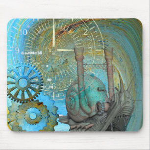 Alfombrilla De Ratón Aqua Steam Snail Traveller