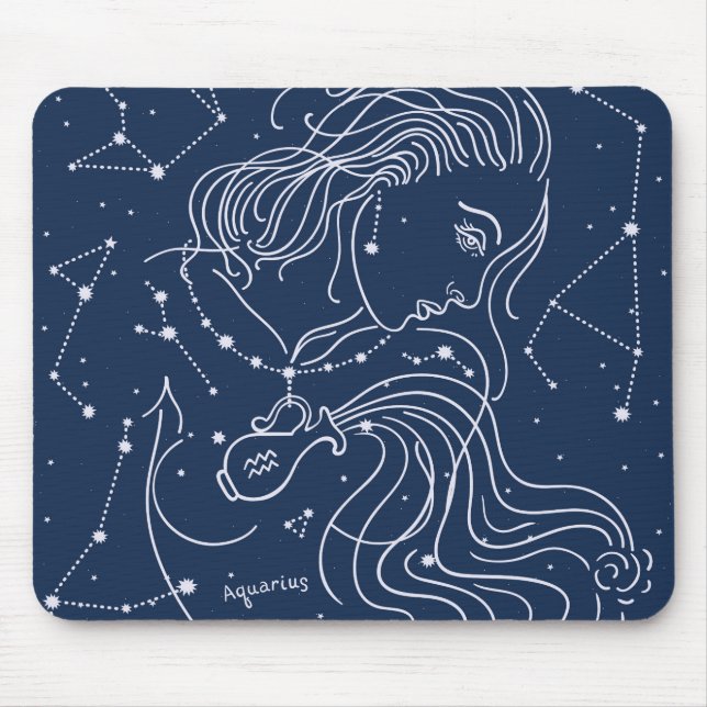 Alfombrilla De Ratón Aquarius (Frente)
