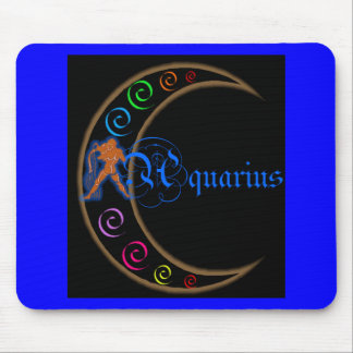 Alfombrilla De Ratón Aquarius Zodiac