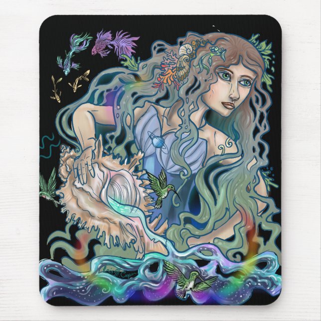 Alfombrilla De Ratón Aquarius Zodiac (Frente)