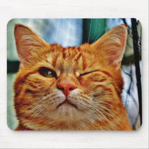 Alfombrilla De Ratón Aquí está Winking en ti. ... ...
