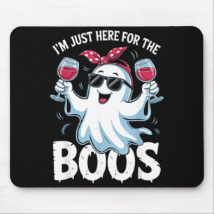 Alfombrilla De Ratón Aquí por Los Boos Fantasma Lindo Divertido Hallowe