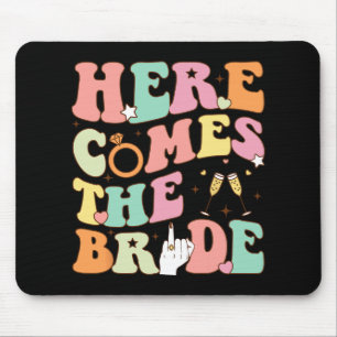 Alfombrilla De Ratón Aquí viene la novia despedida de soltera boda