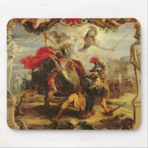 Alfombrilla De Ratón Aquiles que derrota a Hector, 1630-32
