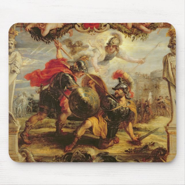 Alfombrilla De Ratón Aquiles que derrota a Hector, 1630-32 (Frente)
