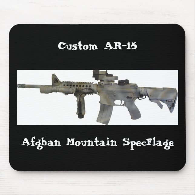 Alfombrilla De Ratón AR-15 rifle Mousepad (Frente)