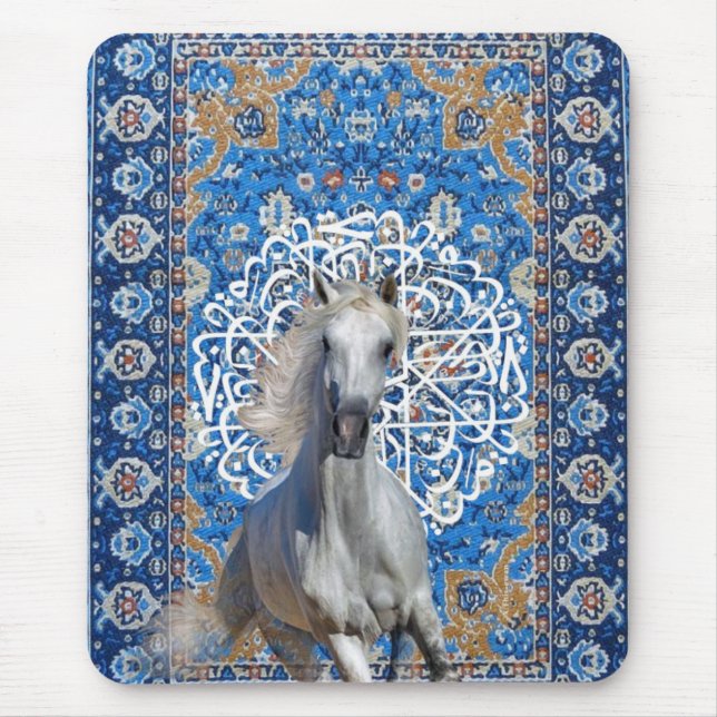 Alfombrilla De Ratón Arabian calligraphy horse (Frente)