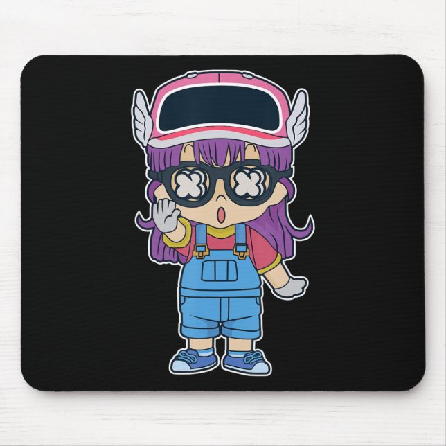 Alfombrilla De Ratón Arale Norimaki Dr. Slump Manga Anime Personalizado (Frente)