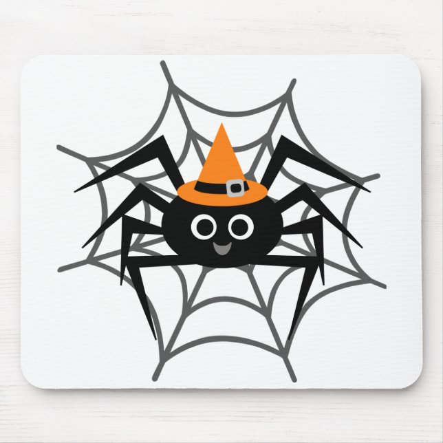 Alfombrilla De Ratón Araña de Halloween con camisetas y regalos web (Frente)