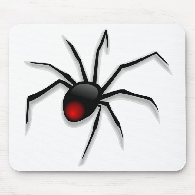 Alfombrilla De Ratón Araña de la muerte negra (Frente)