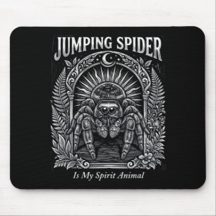 Alfombrilla De Ratón Araña Saltarina Es Animal Espiritual Arácnido Míst