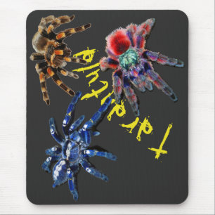 Alfombrilla De Ratón Araña tarántula, araña azul, araña roja, arañas