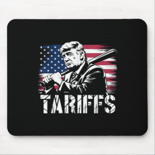 Alfombrilla De Ratón Aranceles a Trump Bandera Estadounidense Poder Com