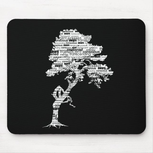 Alfombrilla De Ratón Árbol blanco Mousepad de Bodhi (Frente)