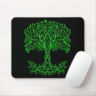 Alfombrilla De Ratón Árbol Celta Verde De La Vida