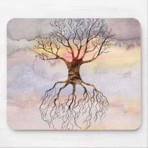 Alfombrilla De Ratón Árbol contra el cielo