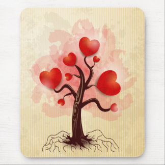 Alfombrilla De Ratón Árbol de corazones