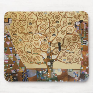 Alfombrilla De Ratón Árbol de Gustavo Klimt de la vida