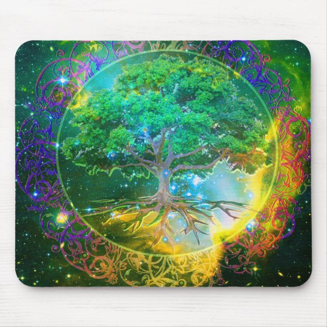 Alfombrilla De Ratón Árbol de la salud de la vida (Frente)