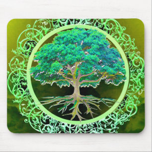 Alfombrilla De Ratón Árbol de la salud de la vida