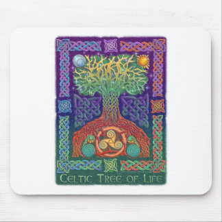 Alfombrilla De Ratón Árbol de la vida céltico