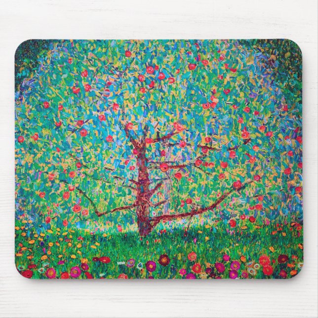 Alfombrilla De Ratón Árbol de manzanas, Gustav Klimt (Frente)
