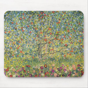 Alfombrilla De Ratón Árbol de manzanas por Gustav Klimt, Art Nouveau vi