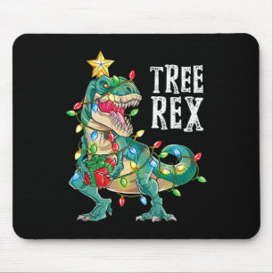 Alfombrilla De Ratón Árbol de Navidad de dinosaurio de Most Wonderful C
