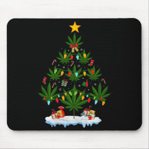 Alfombrilla De Ratón Árbol de Navidad de hoja mala hierba Xmas Premium 