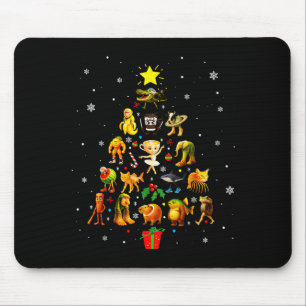 Alfombrilla De Ratón Árbol de Navidad de meme de cerebro podrido italia