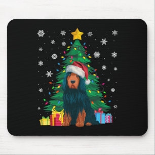 Alfombrilla De Ratón Árbol de navidad dulce feo ilumina Perro de agua p