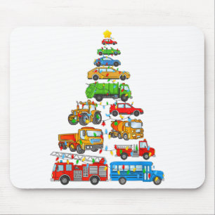 Alfombrilla De Ratón Árbol de Navidad Luz de Navidad, Niño divertido de