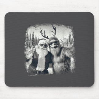Alfombrilla De Ratón Árbol de Navidad Sasquatch 67 Divertido Santa Bigf