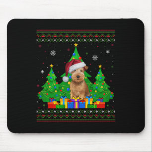 Alfombrilla De Ratón Árbol de navidad sudoroso Santa Sofoco de rueda T