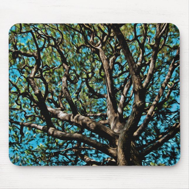 Alfombrilla De Ratón Árbol de roble (Frente)