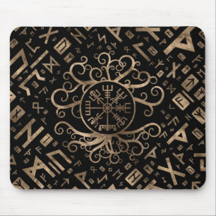 Alfombrilla De Ratón Árbol de Vegvisir de la vida Yggdrasil y de las