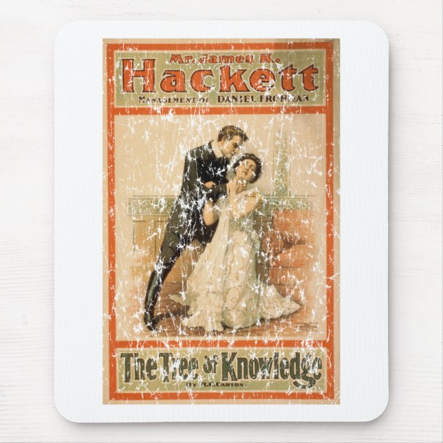 Alfombrilla De Ratón Árbol del conocimiento 1898- angustiado (Frente)