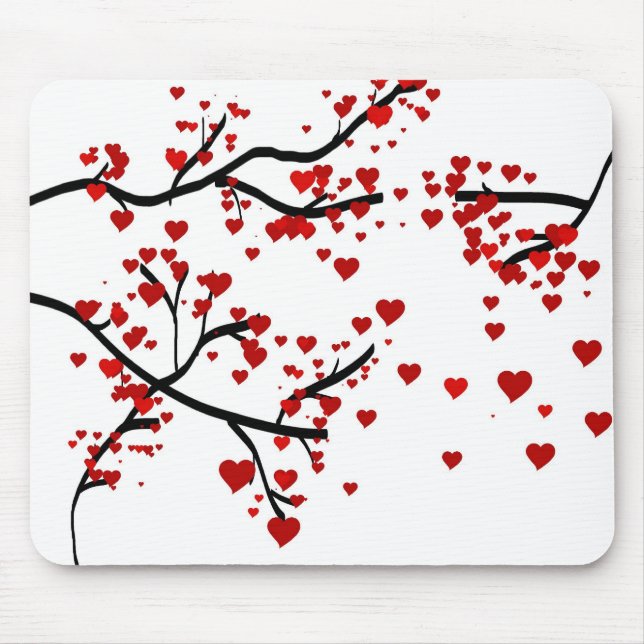 Alfombrilla De Ratón Árbol del corazón (Frente)
