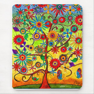Alfombrilla De Ratón Árbol del mousepad de la vida