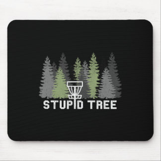 Alfombrilla De Ratón Árbol estúpido divertido Disc Golf Frolf