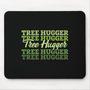 Alfombrilla De Ratón Árbol Hugger Earth Day Retro Naturaleza Lover