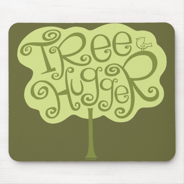 Alfombrilla De Ratón Árbol Hugger MousePad (Frente)