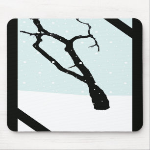 Alfombrilla De Ratón Árbol Mousepad del invierno