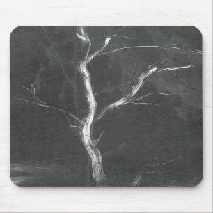Alfombrilla De Ratón Árbol negro Mousepad
