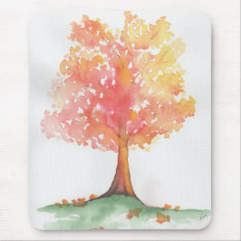 Alfombrilla De Ratón Árbol otoñal