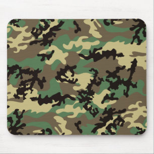 Alfombrilla De Ratón Arbolado Camo Mousepad