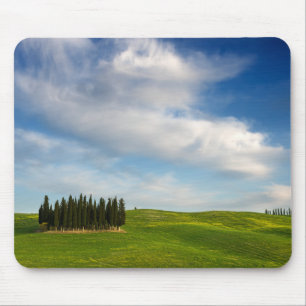 Alfombrilla De Ratón Árboles de Cypress en el mousepad de Toscana