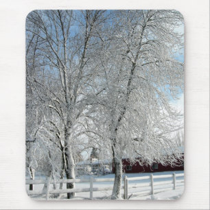 Alfombrilla De Ratón Árboles de invierno