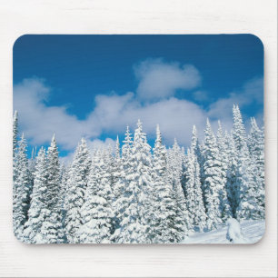 Alfombrilla De Ratón Árboles del invierno, barco de vapor, Colorado,