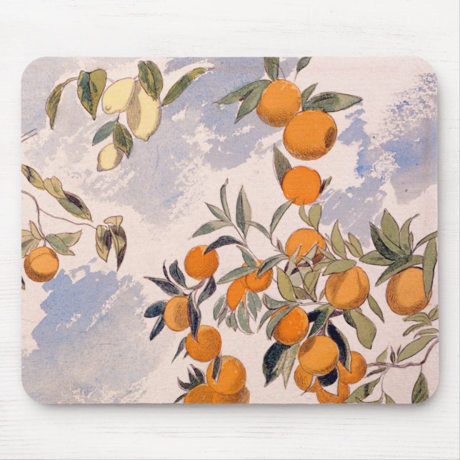 Alfombrilla De Ratón Árboles frutales - Edward Lear (Frente)